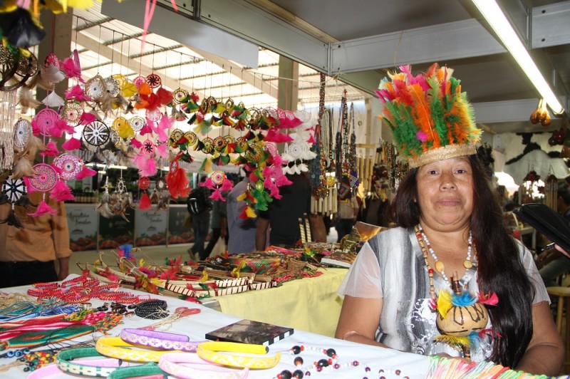 Caigangue Iracema Kamté, 55 anos, é uma das beneficiadas com o espaço