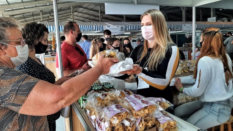 Pavilhão da agricultura familiar comercializou R$ 2,82 milhões em produtos coloniais, plantas e artesanato em 2021