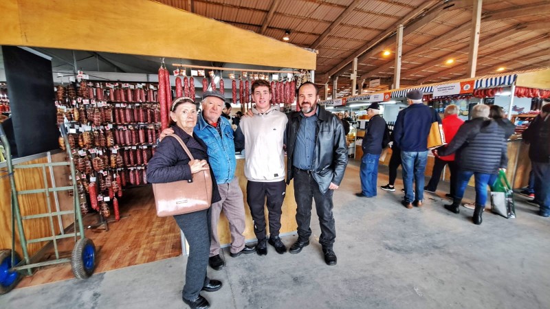 Três gerações da família Hugendobler frequentam a Expointer Foto Fernando Dias