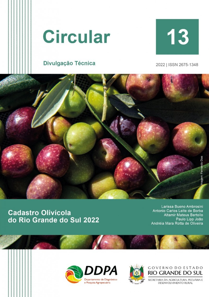 Cadastro Olivícola do Rio Grande do Sul 2022
