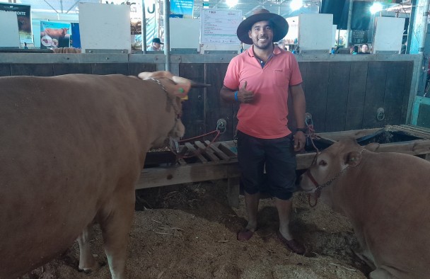 Carlos Brasiliano, expositor e conhecedor das gírias do campo gaúcho