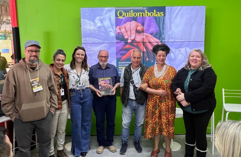 Rodrigo Martins(esq), Larissa Bueno, Bruna Roldan, Luiz Fleck, Fernando Dias, Regina Miranda e Denise Kroeff