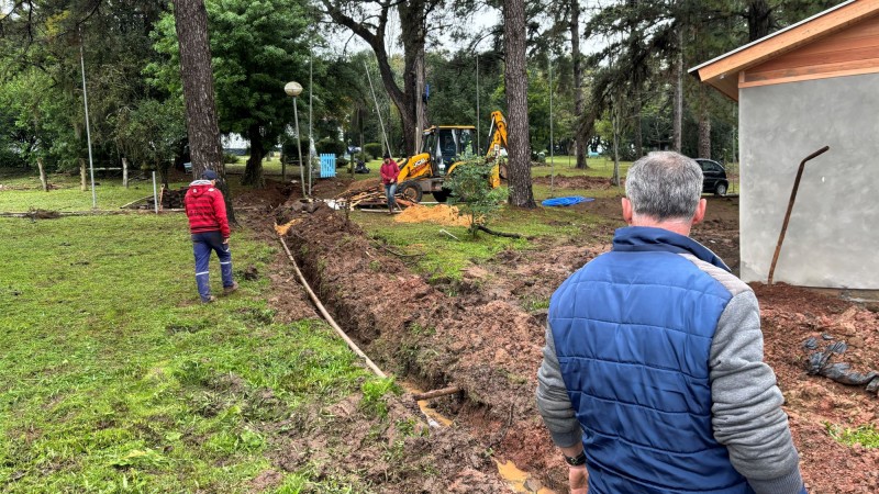 Entre as benfeitorias, está a reestruturação de 1,3 mil metros de rede hidráulica