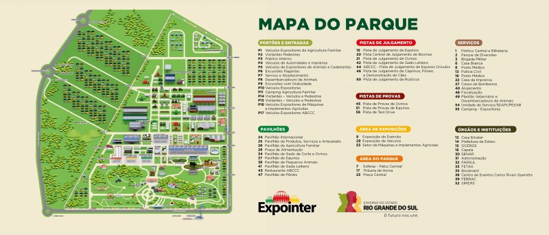 28807 SECOM ESTUDIO PLACA COM MAPA COMPLETO EXPOINTER 2024